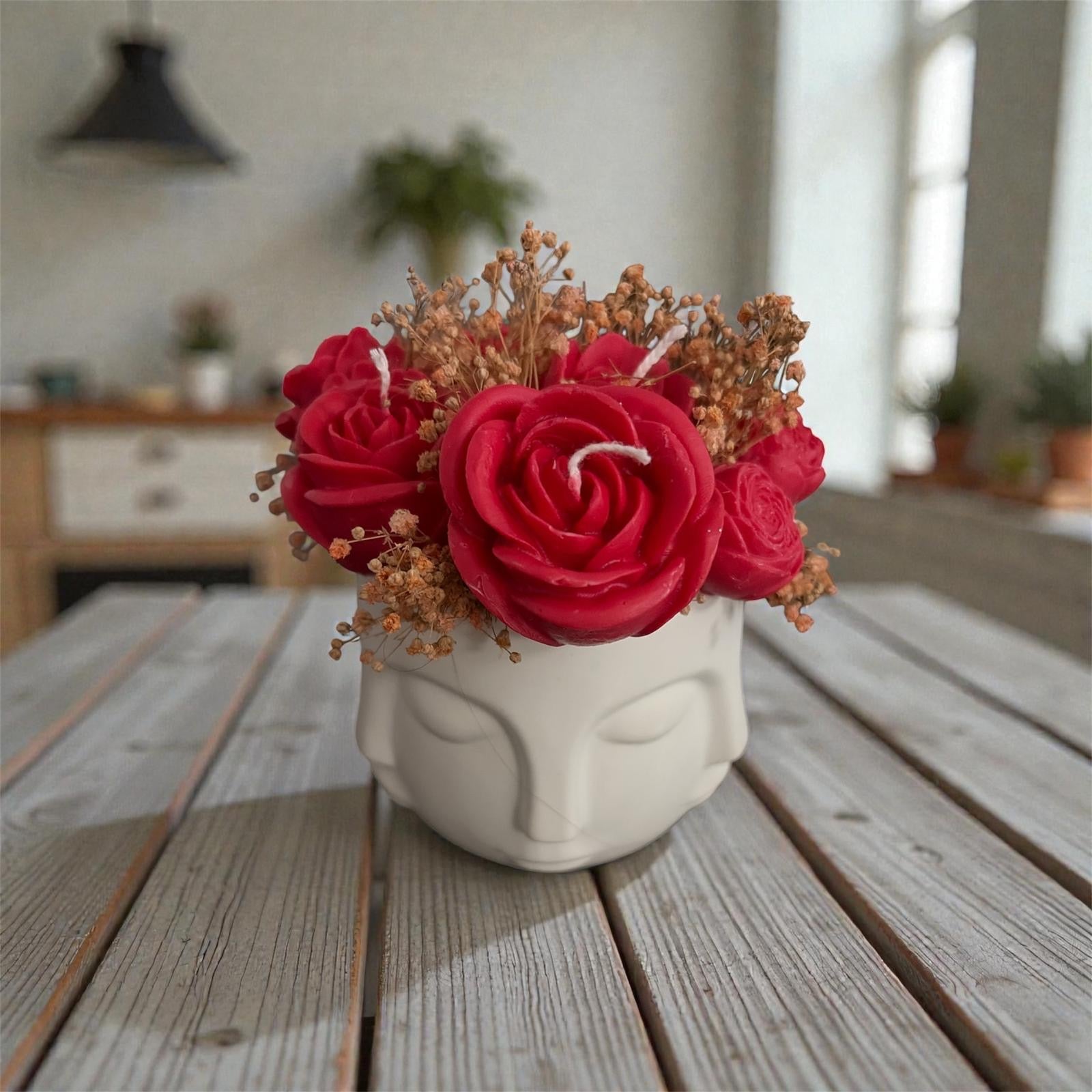 Bouquet Floral de Velas de Cera de Soja | Soff & Gaby